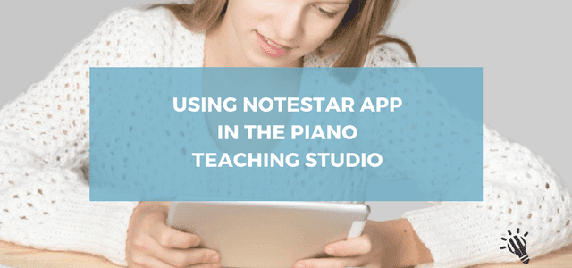 notestar app piano teaching studio