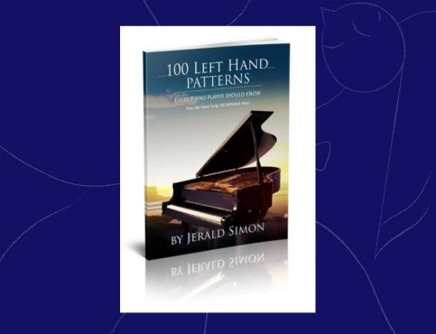 Jerald Simon 100 left hand patterns christmas book cover