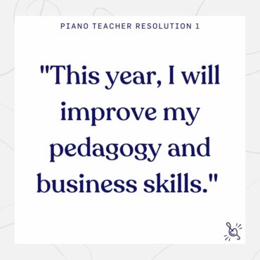 piano teachers' resolution 1